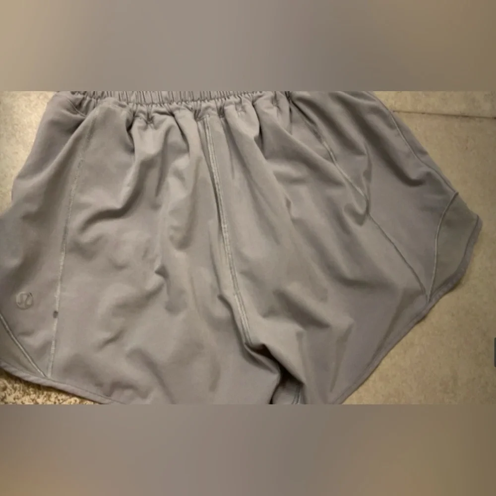 lululemon athletica Light Gray Athletic Running Shorts